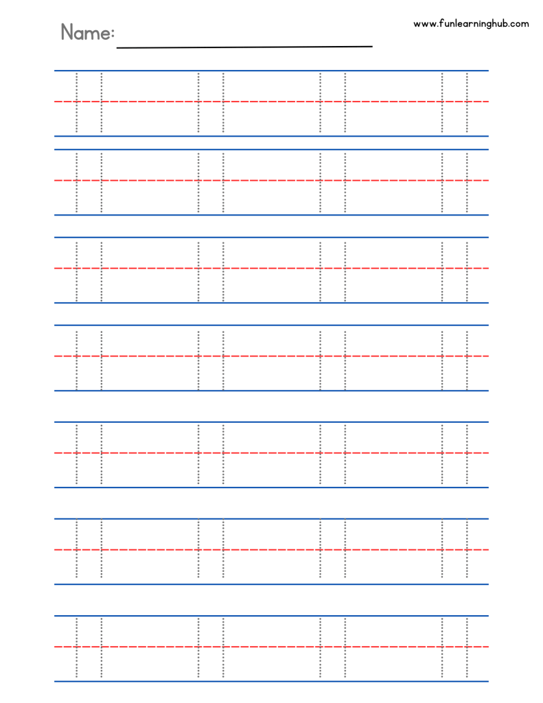 Number Tracing: 0 to 20 (Individual pages) 34 number practice sheet