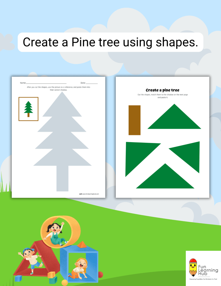 Build a Pine Tree with Shapes