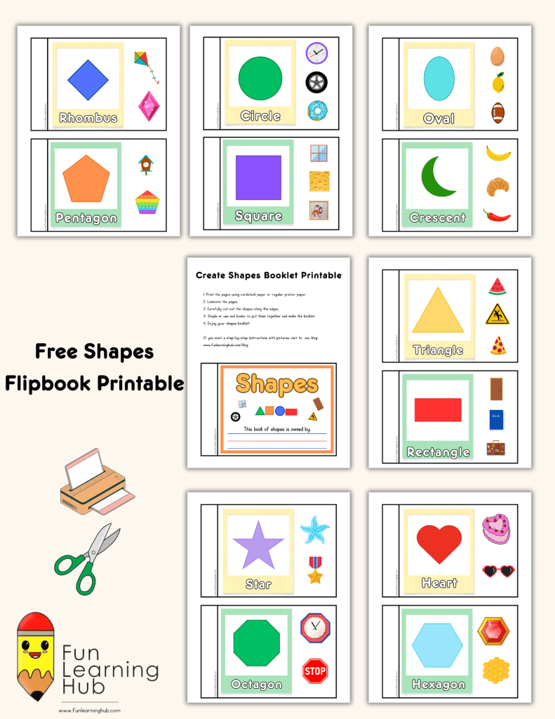 Shapes Activity Printable - Fun Learning Hub