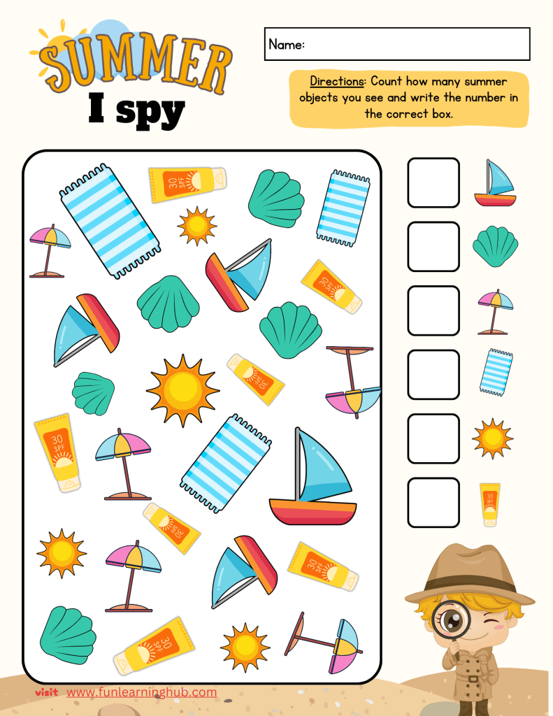 Summer I Spy 5 Summer I spy 4