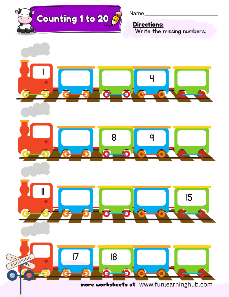 kindergarten missing numbers