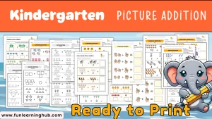 Free Kindergarten Picture Addition Worksheets (50 Free Printable)