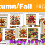 Free Autumn Puzzles for Kids: 30+ Fun P…