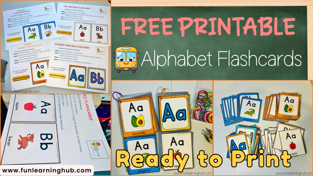 Free printable alphabet flashcards