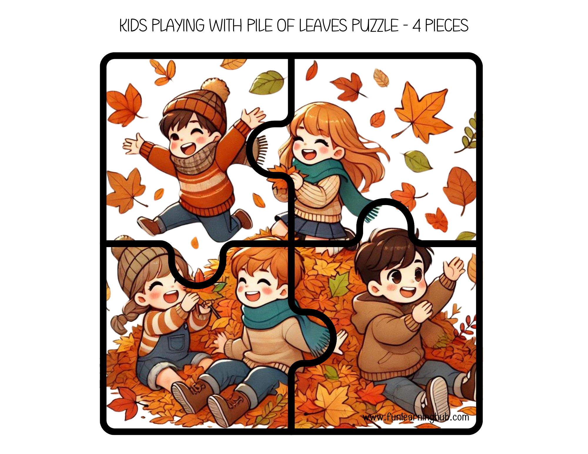 Free Autumn Puzzles for Kids: 30+ Fun Printables
