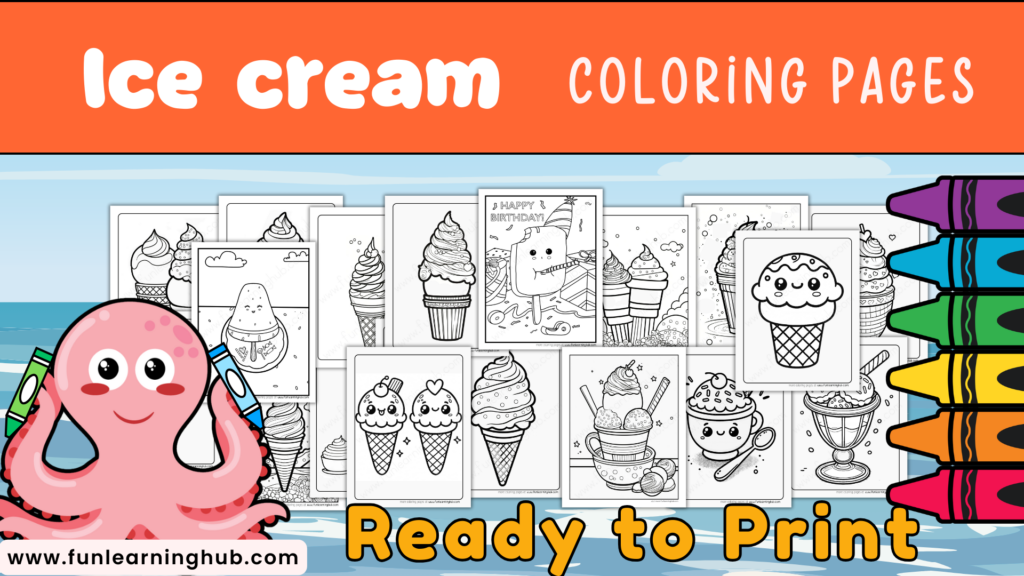Free Halloween Coloring Pages - Cute and Spooky 45 Free Ice Cream Coloring Pages