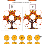 Autumn Letter R Sorting Worksheet 2 Autumn Alphabet Sorting R