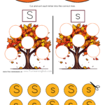 Autumn Letter S Sorting Worksheet 1 Autumn Alphabet Sorting S