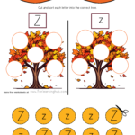 Autumn Alphabet Sorting Z