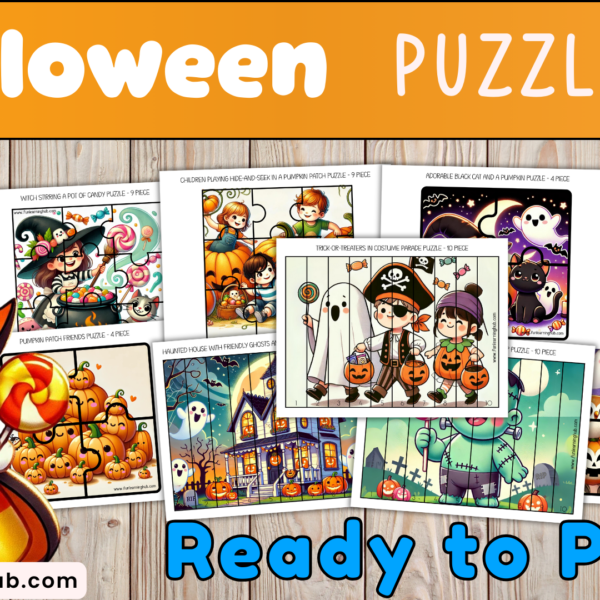 30+ Free Fun Halloween Puzzles for Kids – Free Printables