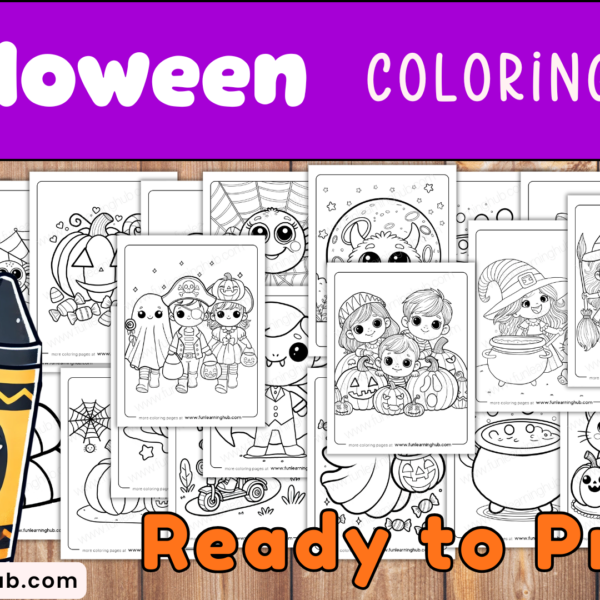 Free Halloween Coloring Pages – Cute and Spooky