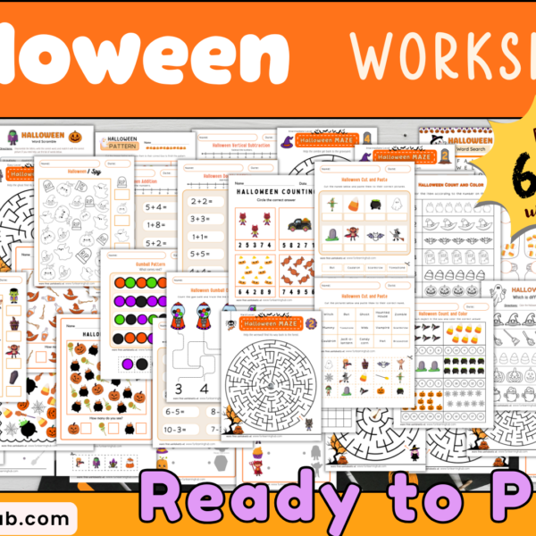 Download 60+ FREE Halloween Worksheets for Kids