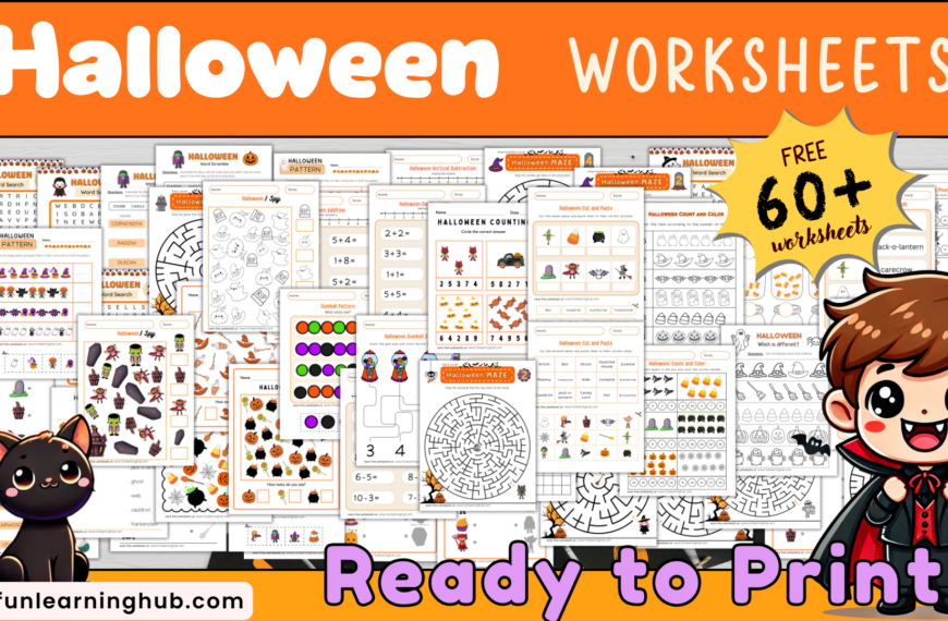 Math 12 Halloween Worksheets