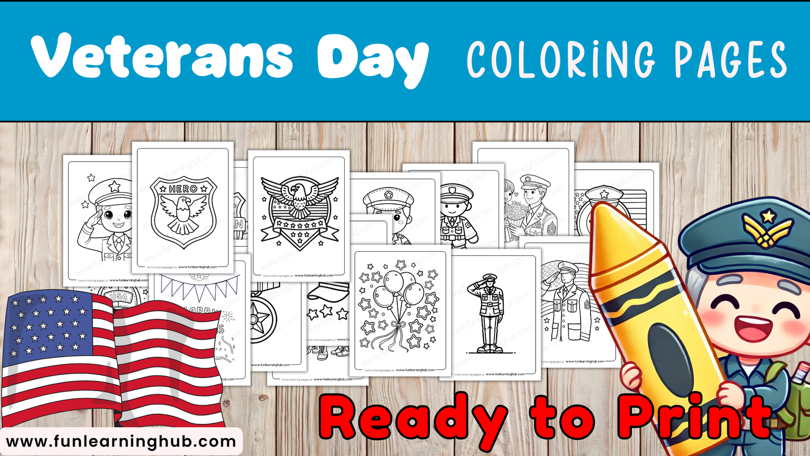 16 Free Veterans Day Coloring Pages – D…