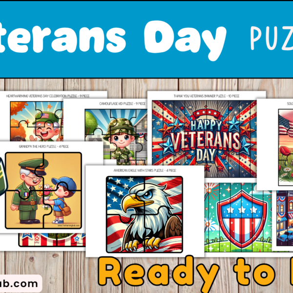 30+ Free Veterans Day Printable Puzzles For Kids: Fun Activities To Celebrate And Honor Veterans