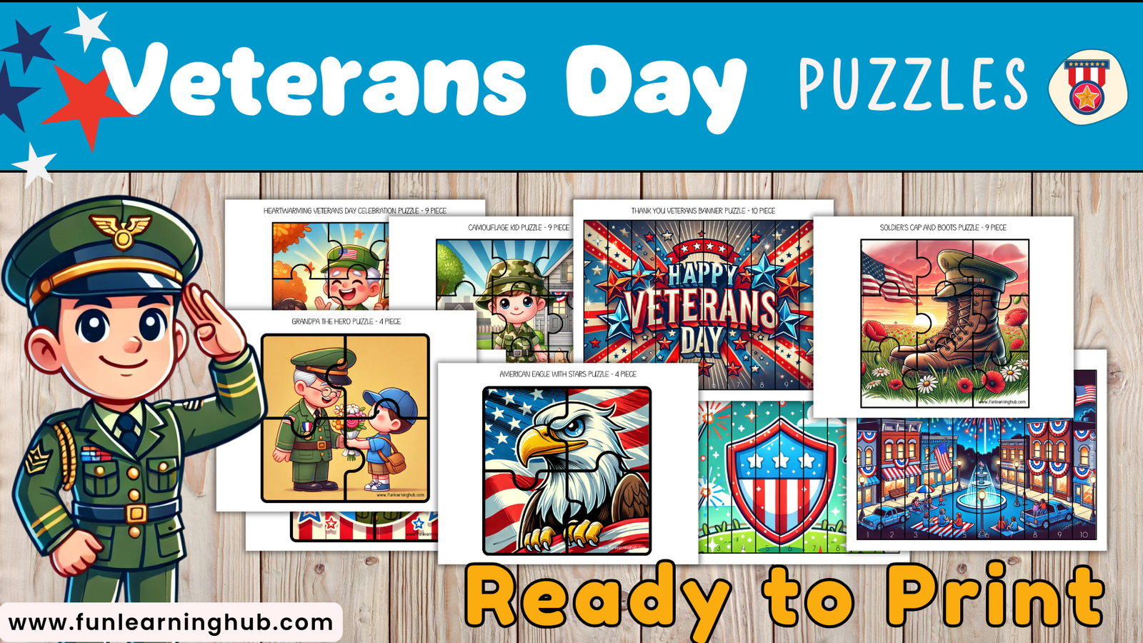 Veterans Day Printable Puzzles