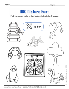 ABC Picture Hunt Worksheets