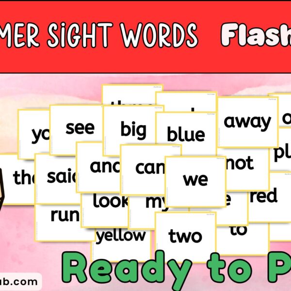 Free Pre-Primer Sight Word Flashcards for Early Readers