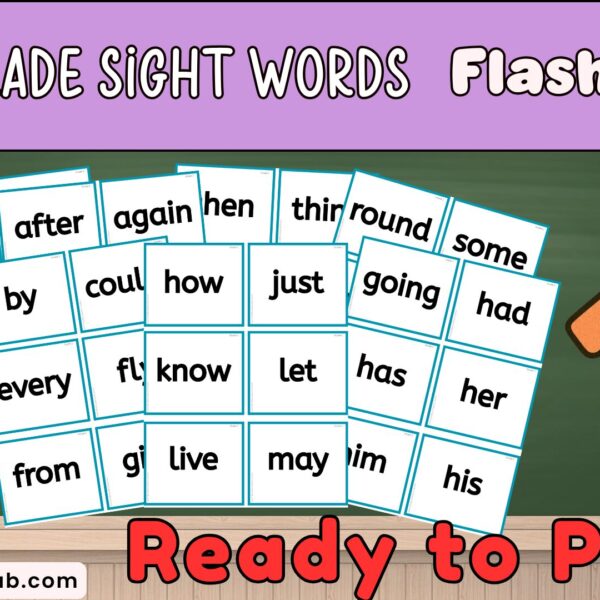First Grade Sight Words Flashcards – 41 Free Printable Cards for Confident Readers