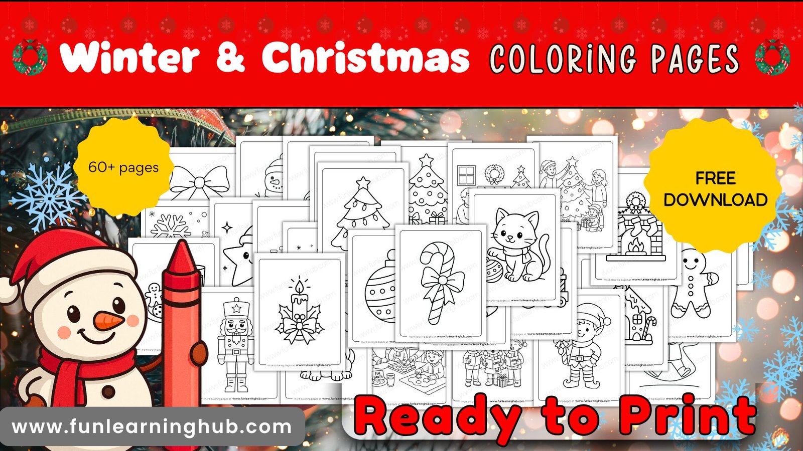 Free Christmas Coloring Pages