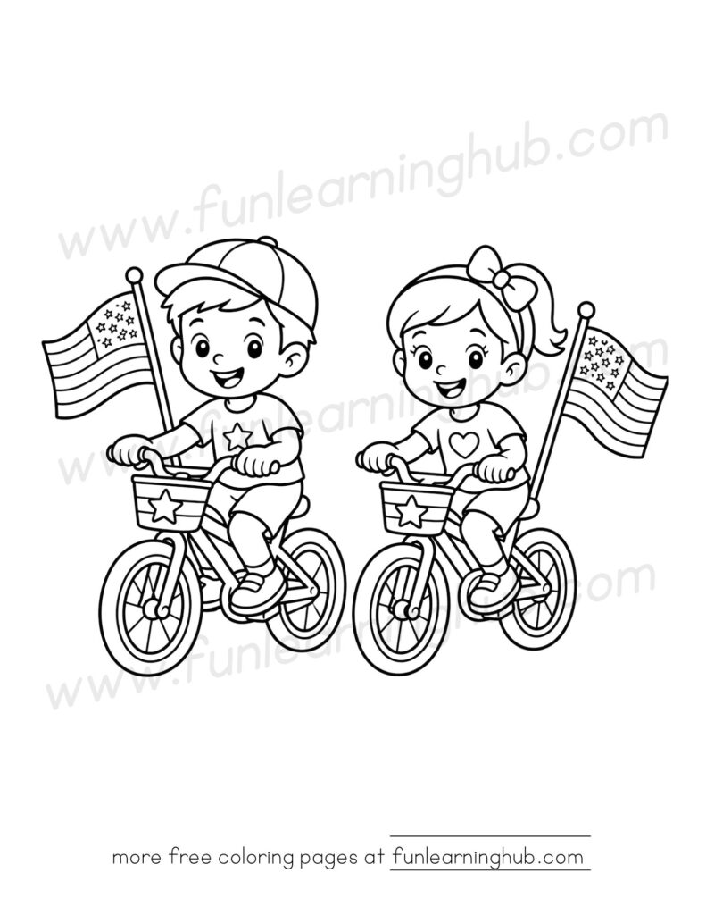4th of July coloring pages free printable