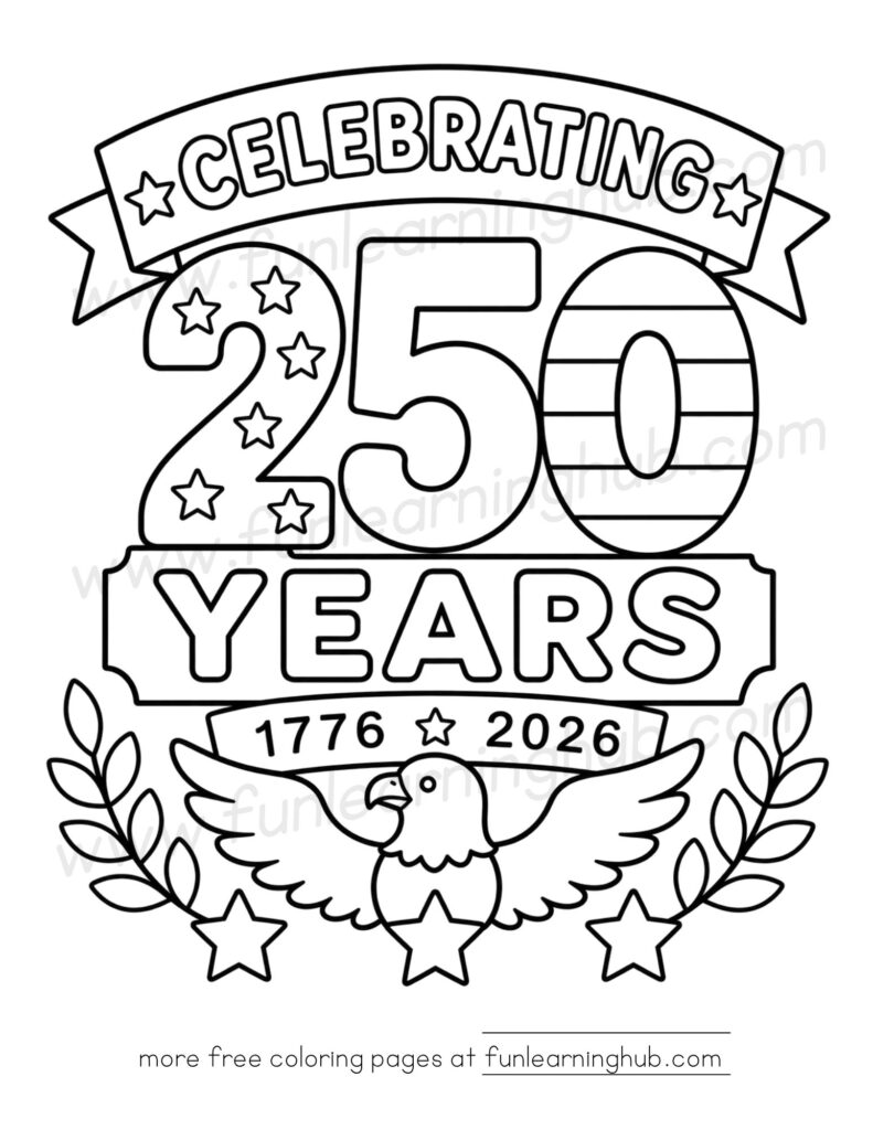4th of July coloring pages free printable