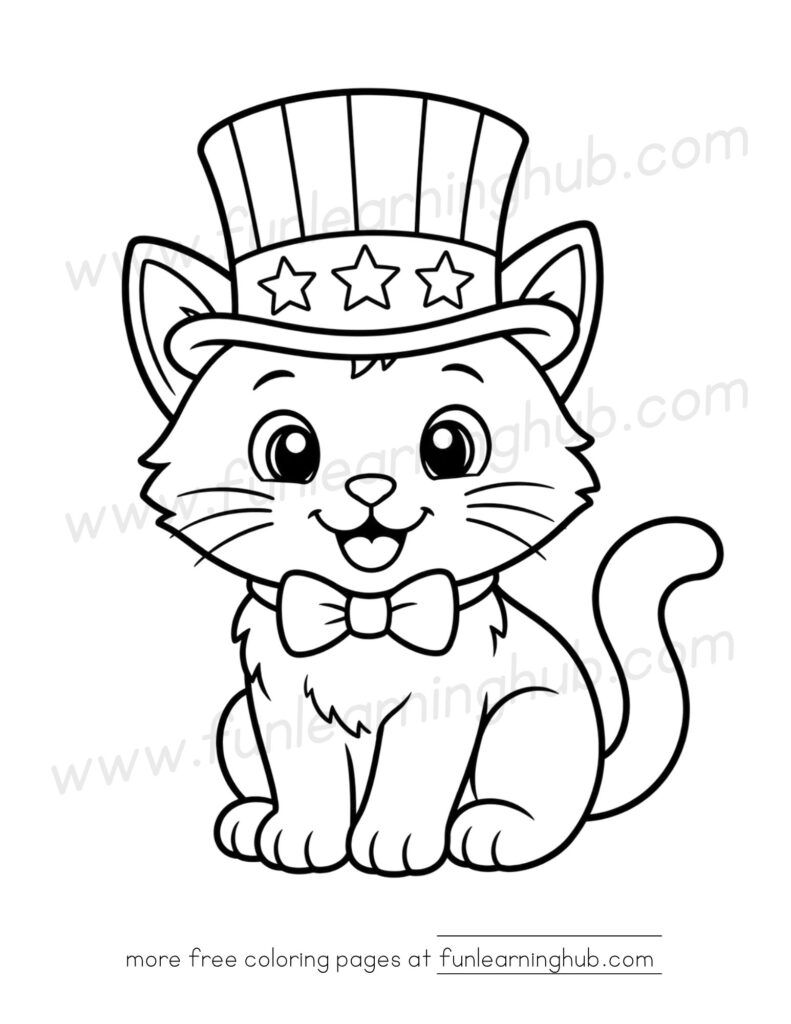4th of July coloring pages free printable