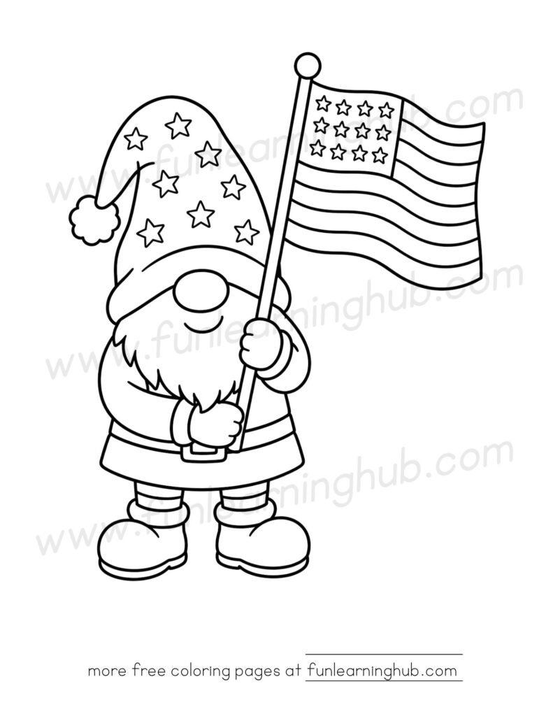 4th of July coloring pages free printable