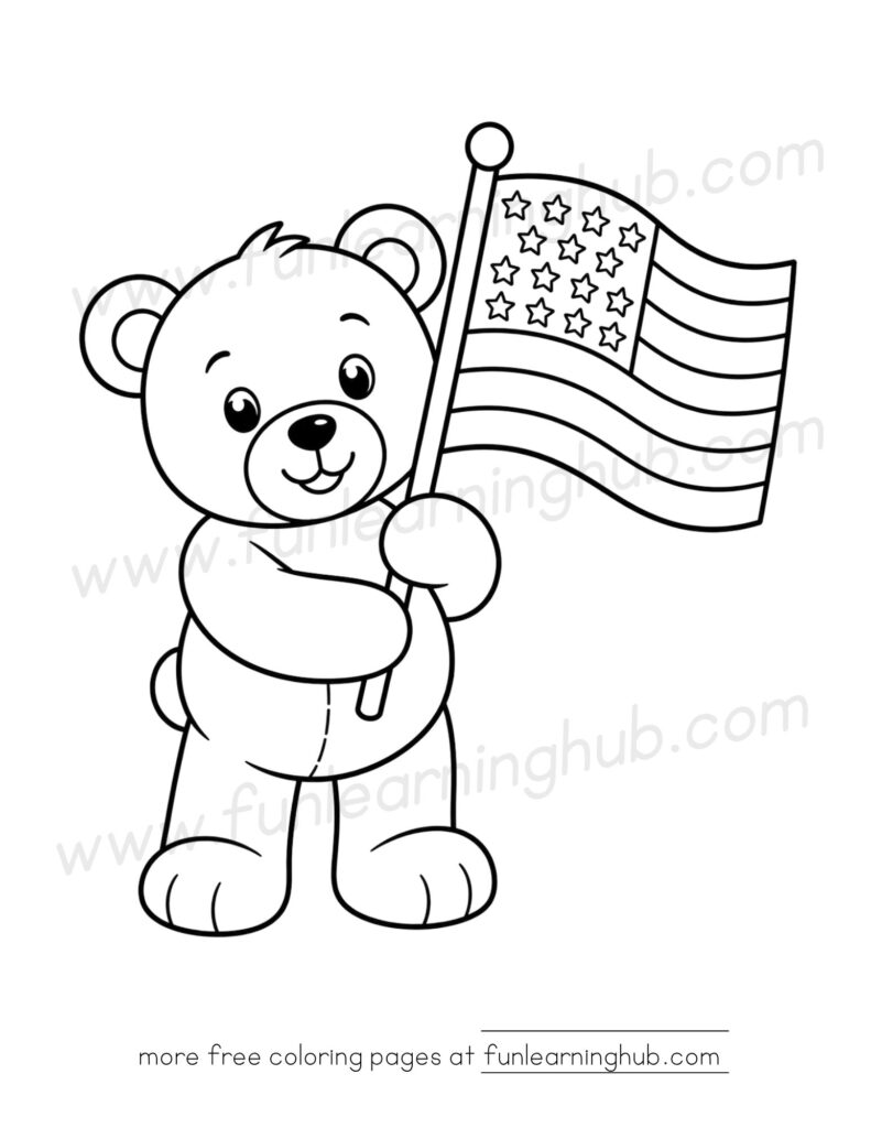 4th of July coloring pages free printable