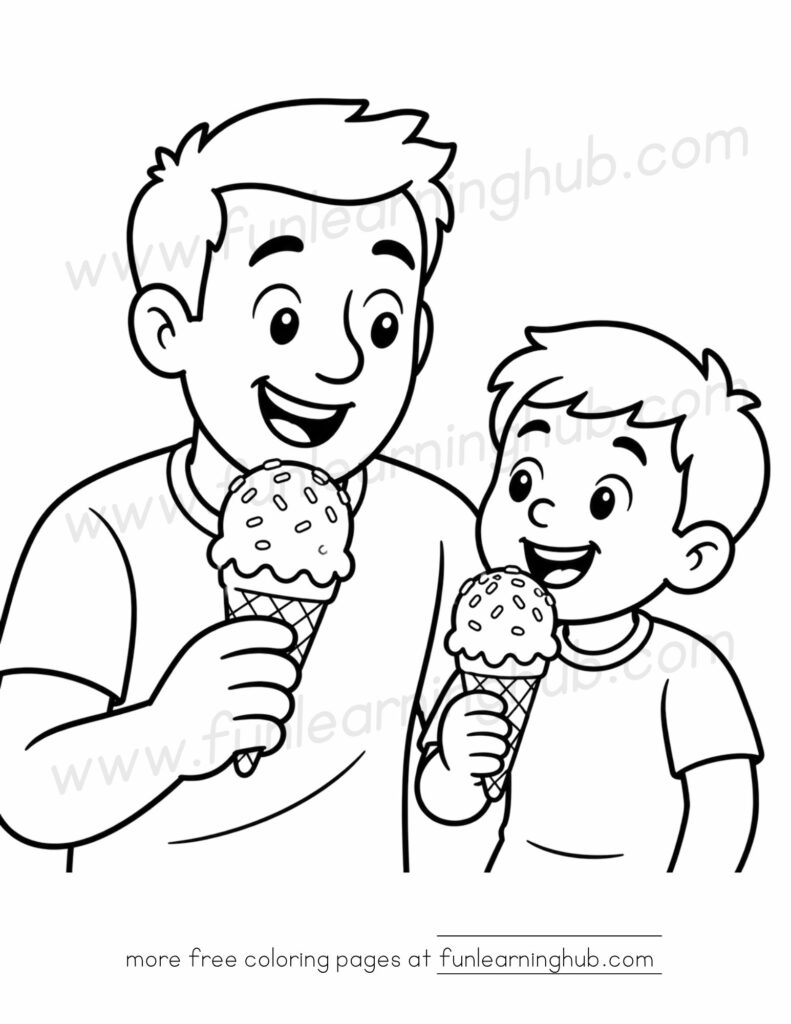 fathers day coloring pages