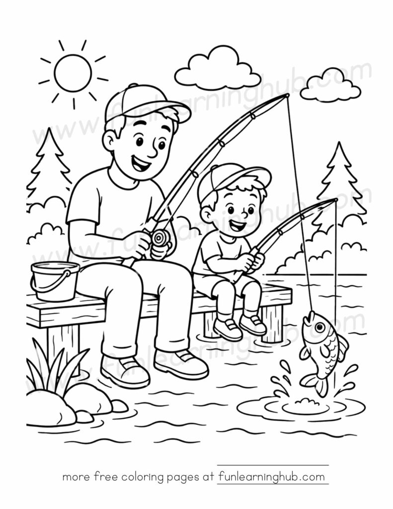 fathers day coloring pages