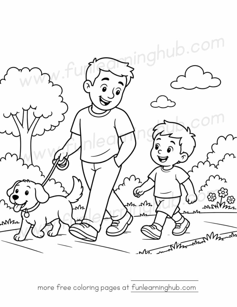 fathers day coloring pages