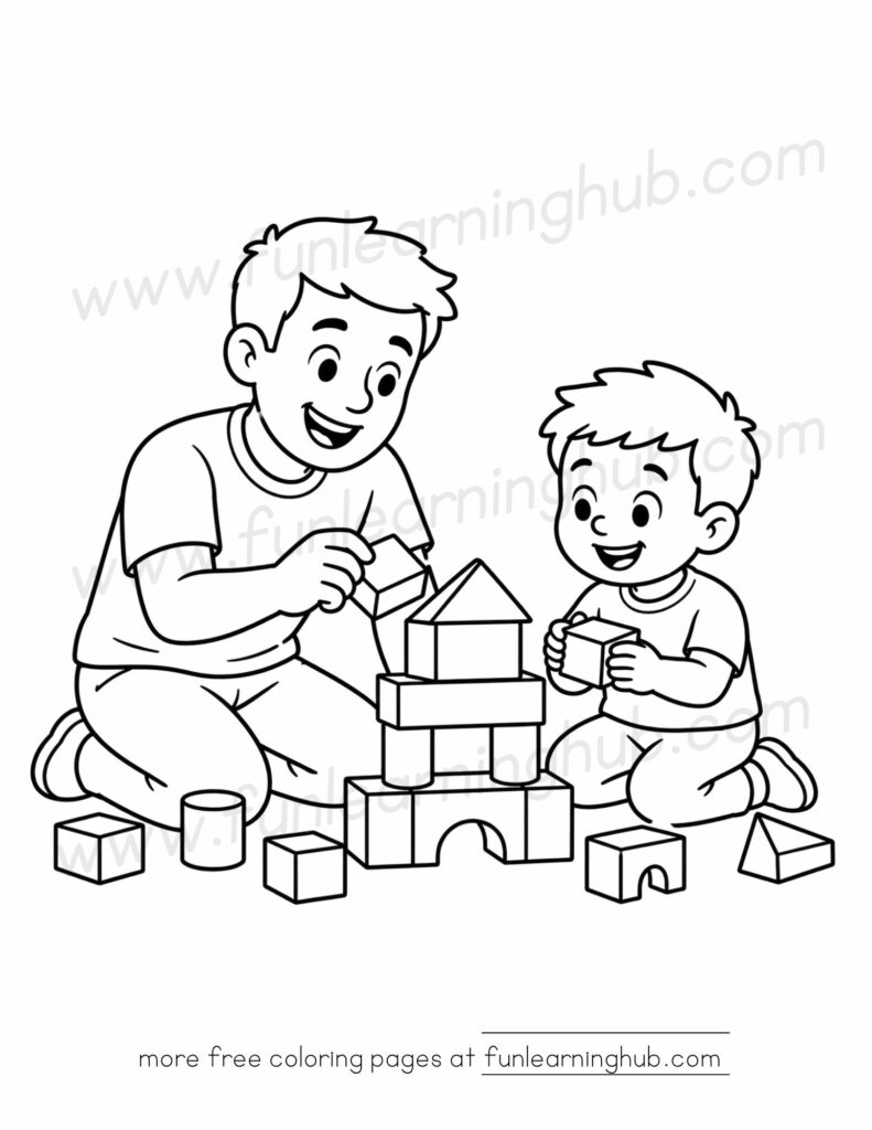 fathers day coloring pages