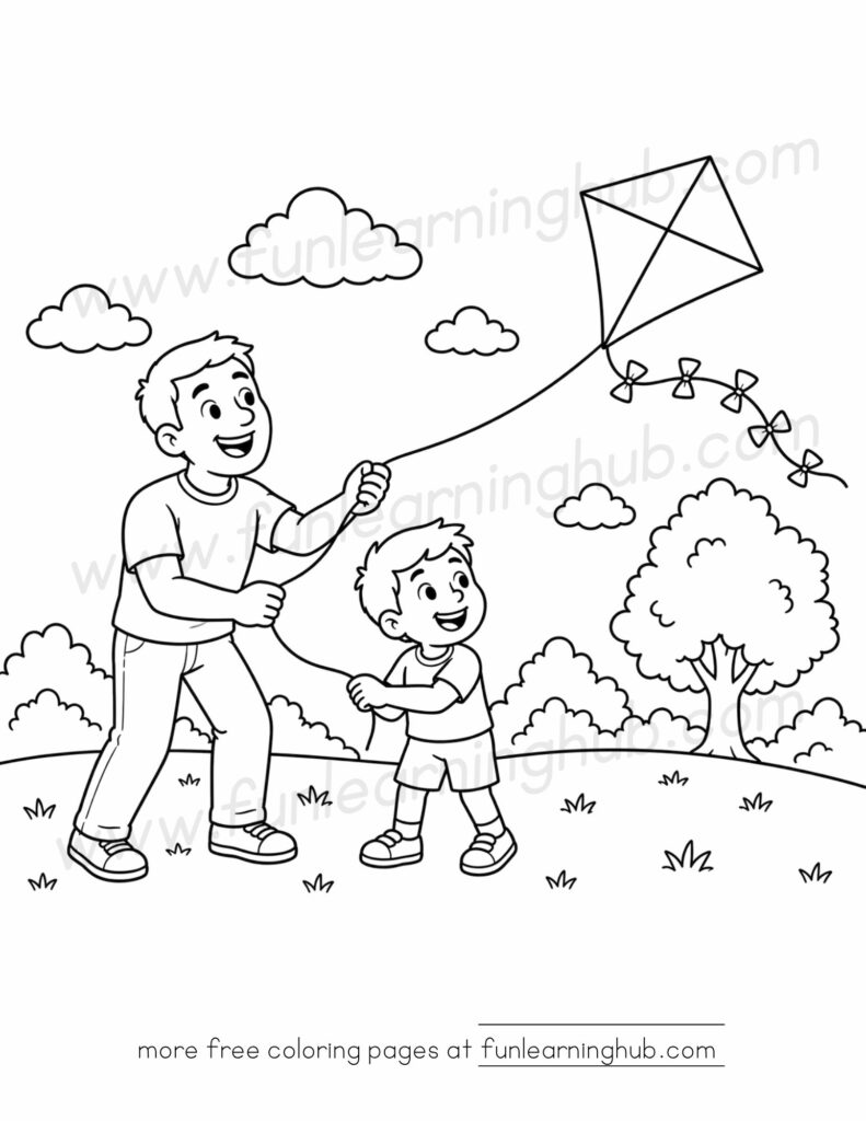 fathers day coloring pages