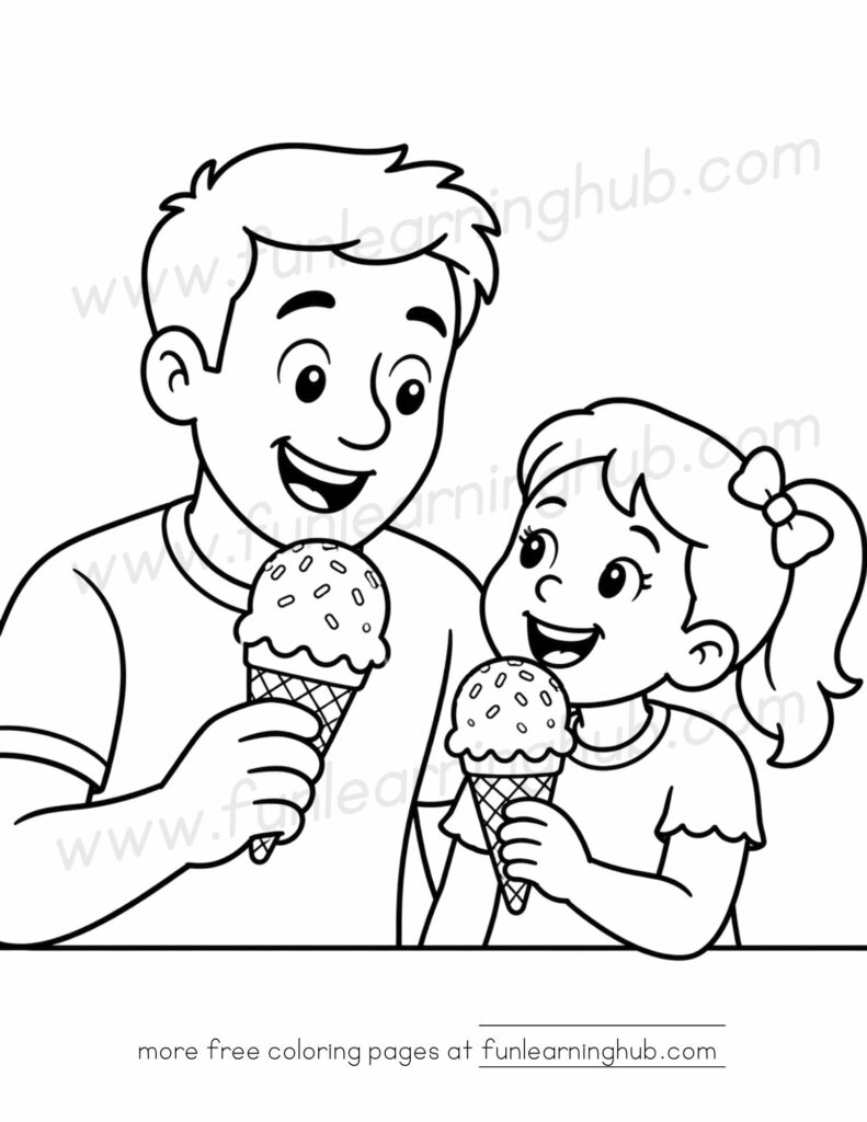 fathers day coloring pages