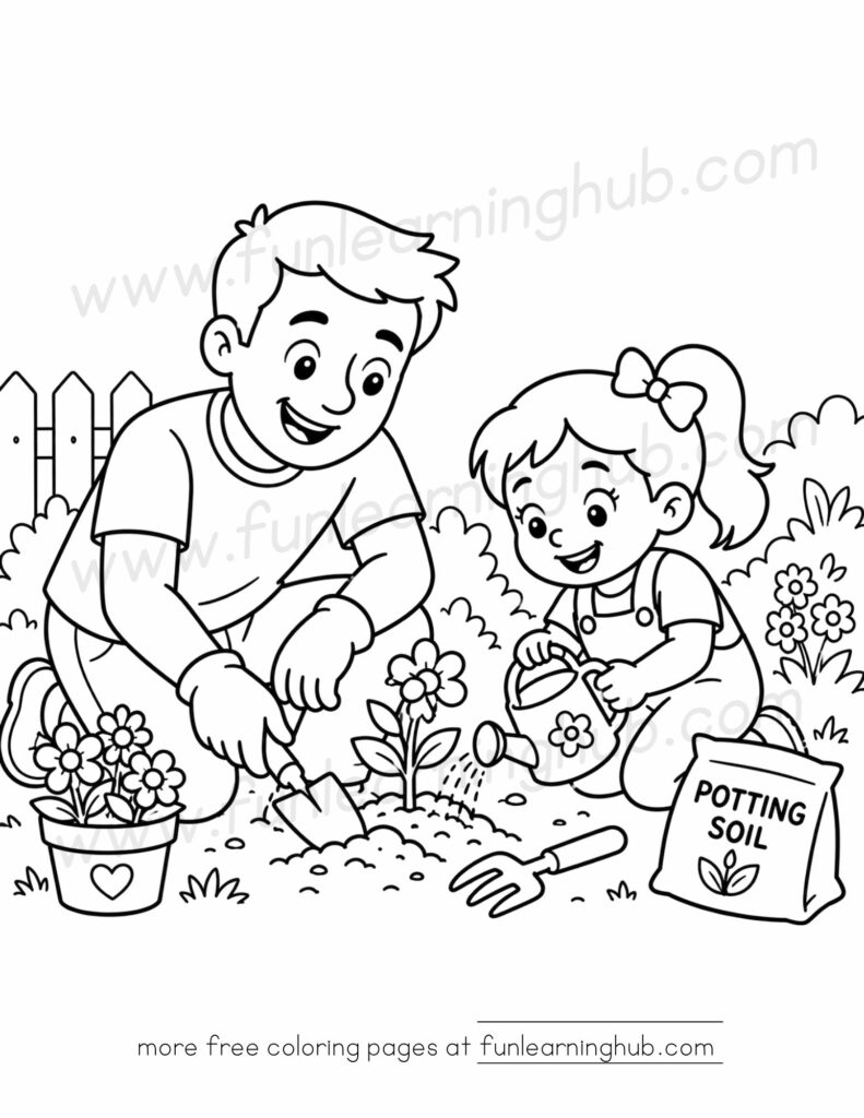 fathers day coloring pages