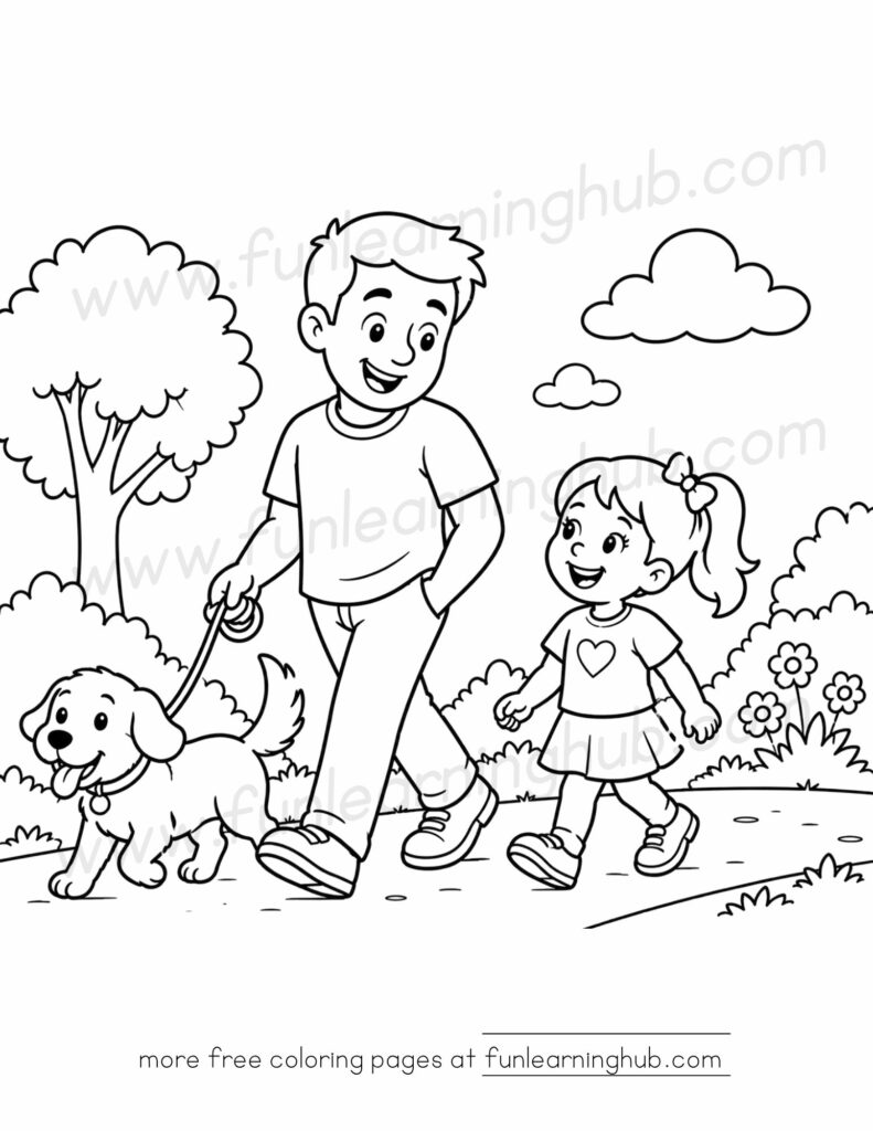 fathers day coloring pages