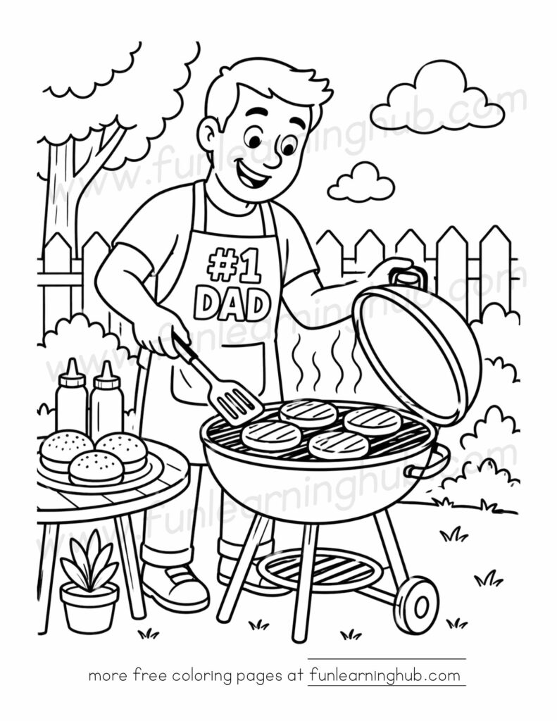 fathers day coloring pages
