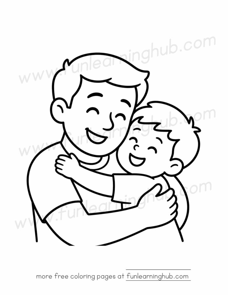 fathers day coloring pages
