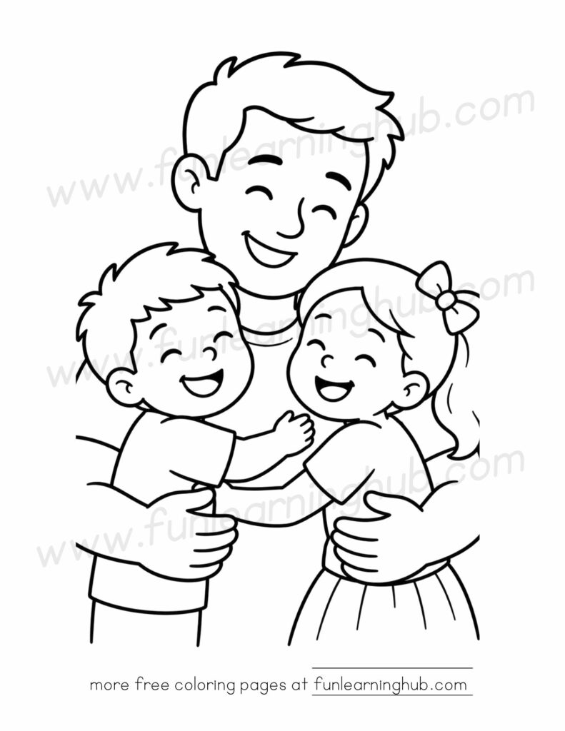 fathers day coloring pages