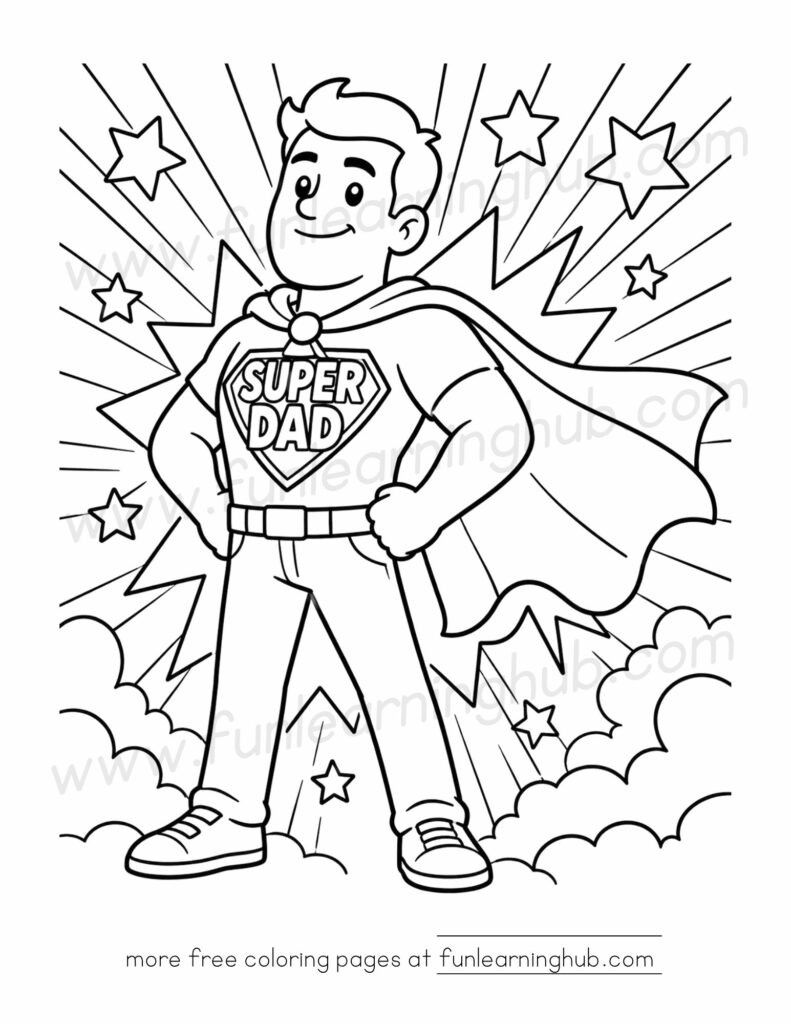 fathers day coloring pages