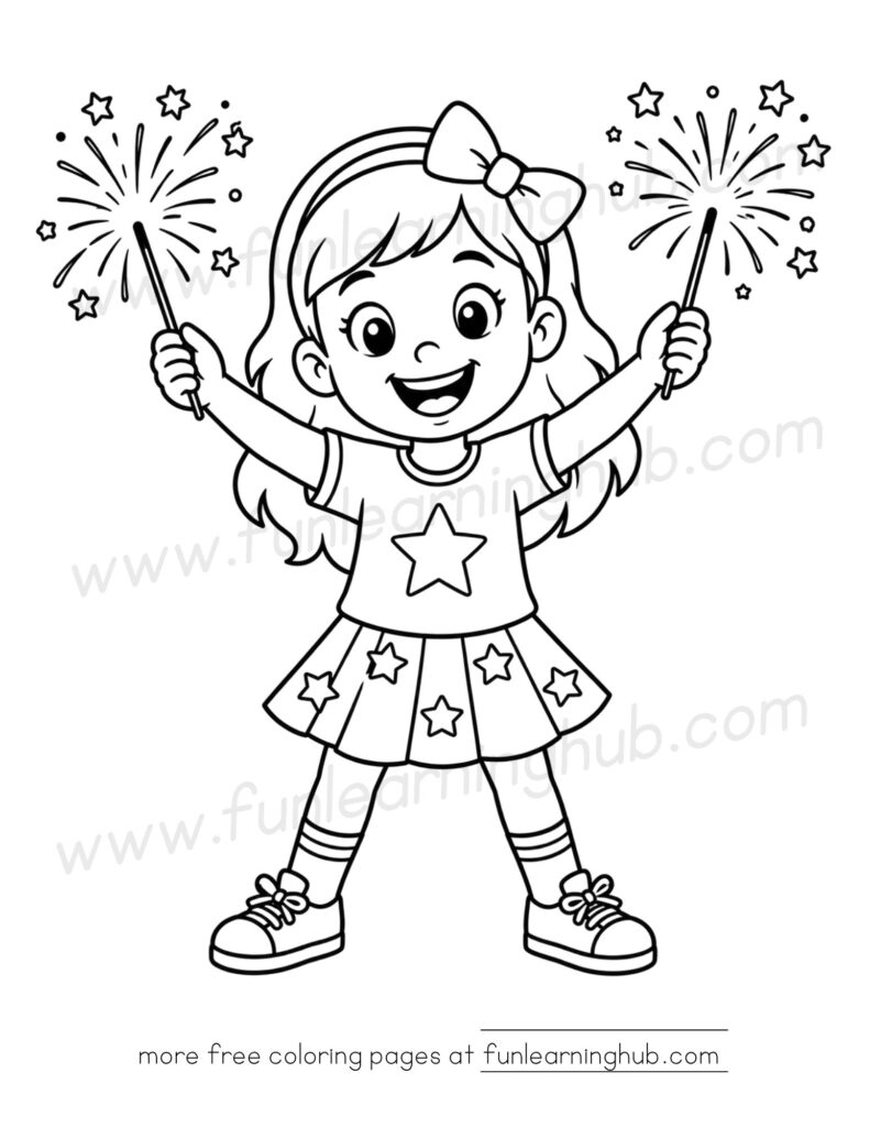 4th of July coloring pages free printable