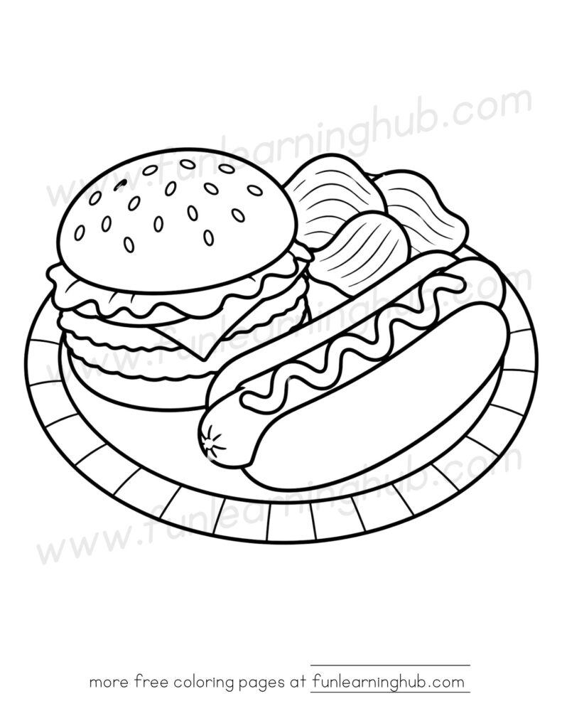 4th of July coloring pages free printable