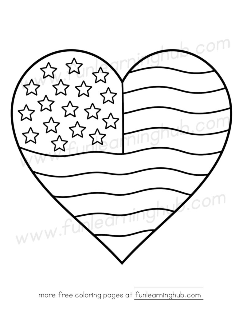 4th of July coloring pages free printable
