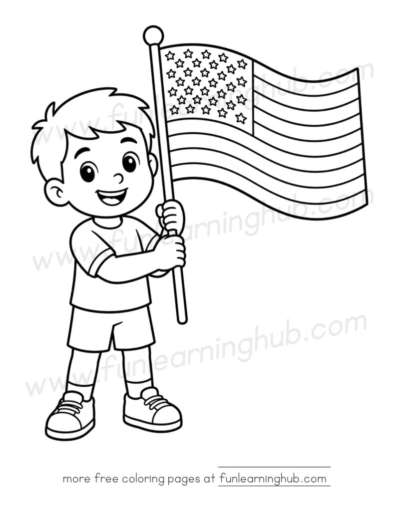 4th of July coloring pages free printable