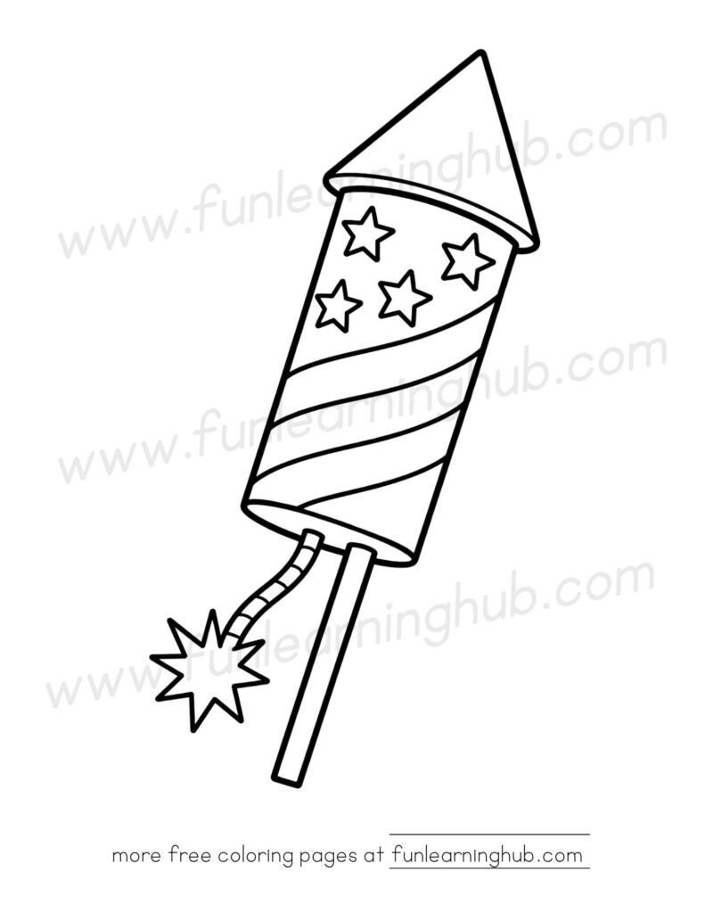 4th of July coloring pages free printable