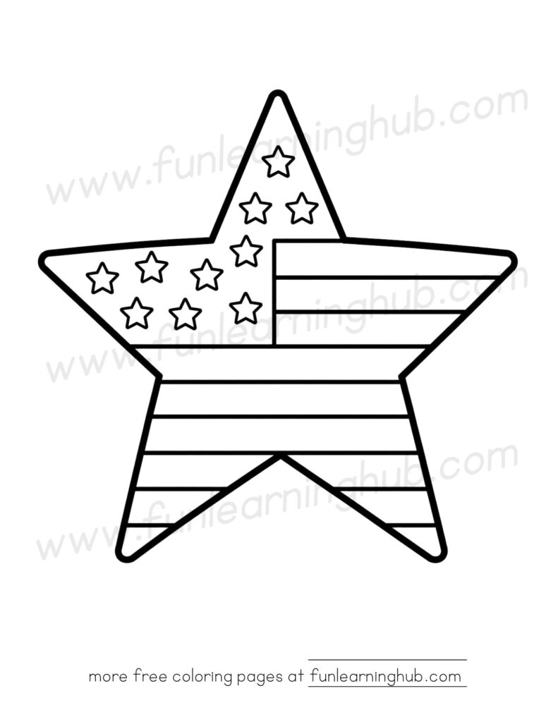 4th of July coloring pages free printable