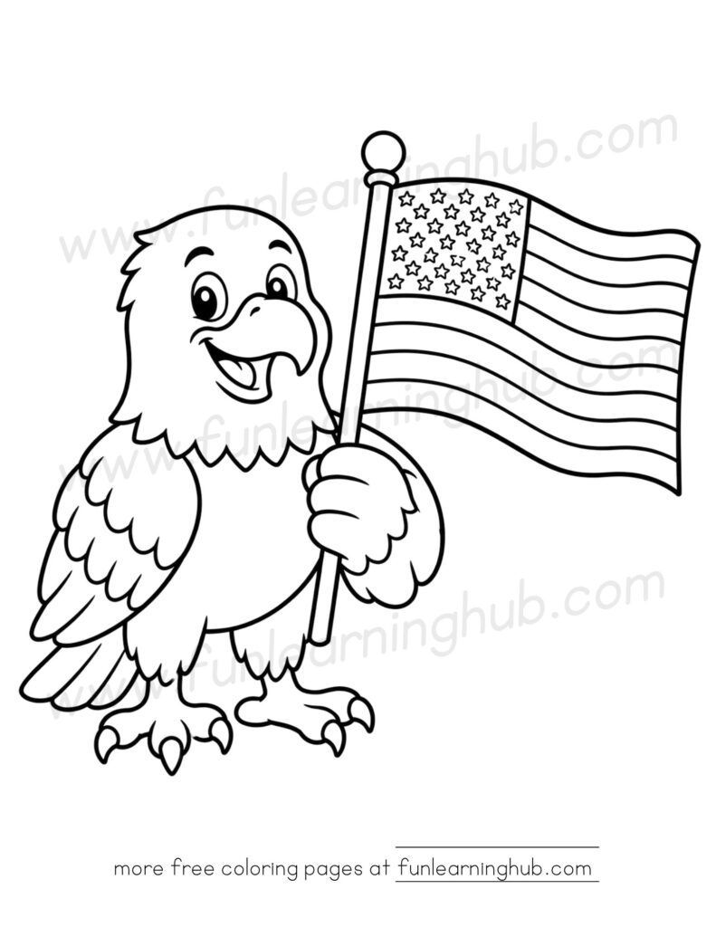 4th of July coloring pages free printable