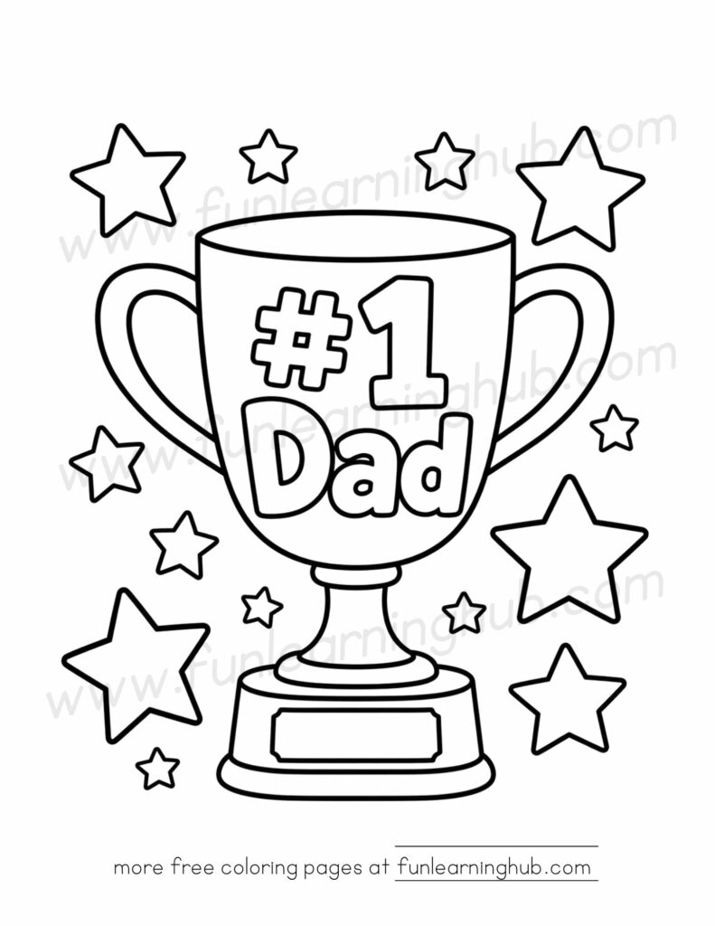fathers day coloring pages