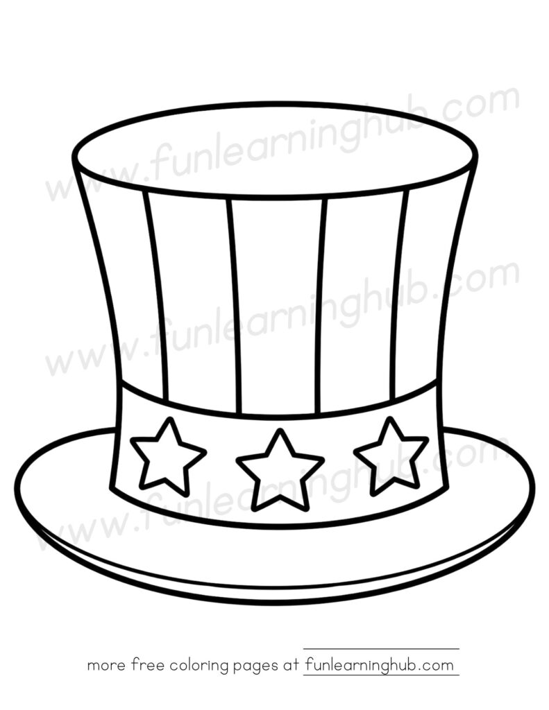 4th of July coloring pages free printable